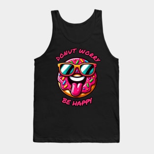 Donut Worry Be Happy Tank Top